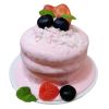 Fake Cake Realistic Souffle Artificial Dessert Crafts Photography Props Party Replica Prop Kitchen Bakery Display; Pink