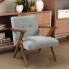 Pelorus Wood Armchair with Z-shaped Legs