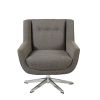 [Only support Drop Shipping Buyer] Nina Swivel Lounge Chair; Star Based Swivel