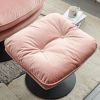 Swivel Leisure chair lounge chair velvet pink color