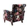 Phegia Armchair with Nailhead Trim and Turned Legs