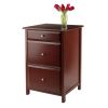 Delta File Cabinet Walnut