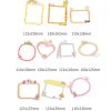 10 Pcs Cute Baby Growth Record Album Sticker Paper Picture Frame Stickers for DIY Journal Scrapbooking Supplies