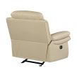 Global United Leather Air Upholstered Chair with Fiber Back