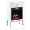 Eirene Fireplace in White Finish AC00853