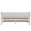 Twin Size Wooden Modern and Rustic Casual Style Daybed; Cream White(New)