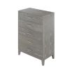 Modern Concise Style Solid wood Grey grain Five-Drawer Chest