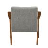 Pelorus Wood Armchair with Z-shaped Legs