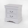 Louis Philippe III Nightstand in White YJ