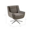 [Only support Drop Shipping Buyer] Nina Swivel Lounge Chair; Star Based Swivel