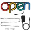 Neon Open Sign Light 15.75x6in Business Store CafâˆšÂ© Restaurant Bar Lighting