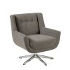 [Only support Drop Shipping Buyer] Nina Swivel Lounge Chair; Star Based Swivel