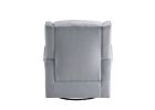 Zeger Swivel Chair w/Glider ; Gray Fabric LV00924