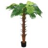 Artificial Cycas Palm with Pot 63" Green