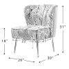 Thrace Side Chair with Metal Base