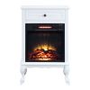 Eirene Fireplace in White Finish AC00853