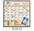 Dry Erase Calendar. Fridge Calendar. Meal Planner. Organizer. Bill Reminder. Wheat Brocade.