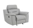 Global United Modern Reclining Leather Air Upholstered Chair