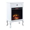 Eirene Fireplace in White Finish AC00853