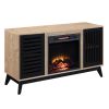 Gamaliel Fireplace in Oak &amp; Espresso Finish AC00848