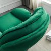 Swivel Leisure chair lounge chair velvet green color