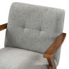 Pelorus Wood Armchair with Z-shaped Legs