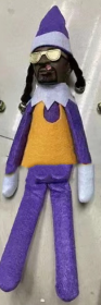 Snoop On A Stoop Christmas Elf Doll Bent Christmas Elf Doll For Home Decoration New Year Gifts Birthday Gifts (Option: Latex purple)