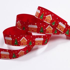 Christmas Ribbon Thread Ribbon Diy Cake (Option: Red3-10yards roll)