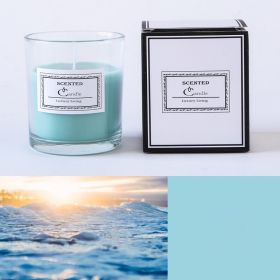 Christmas Handmade Fragrance Candle Light (Option: Sea salt ocean)