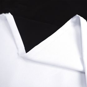 Full Blackout Hot Sale Curtain With Black Lining On The Back (Option: White-Punched a piece of 1.3x1.6M)