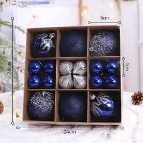 Christmas Tree Pendant Ball Creative Decoration (Option: BLUE30)