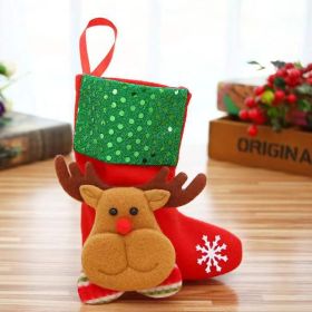 Christmas Decorations Christmas Stocking Pendant Christmas Stocking Gift Bag Hanging Piece (Option: EW05)