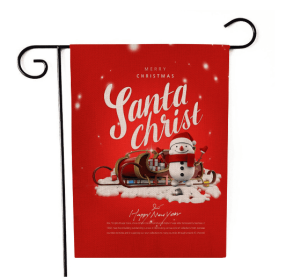 Santa Claus Garden Flag Christmas Decorations (Option: Sd8-30x45cm)