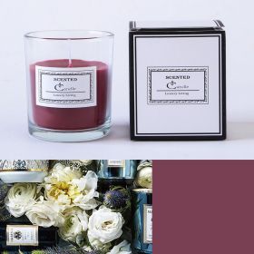 Christmas Handmade Fragrance Candle Light (Option: Tile red white tea)