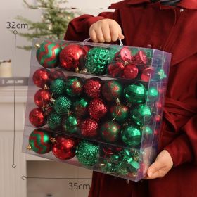 Christmas Tree Pendant Ball Creative Decoration (Option: Red Suit)