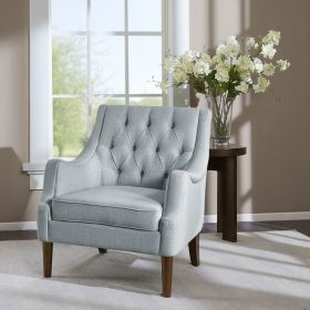 [Only support Drop Shipping Buyer] Qwen Button Tufted Accent Chair (Color: as Pic)