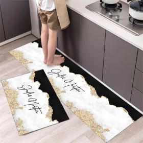 Kitchen Entrance Floor Mat Non Slip Long Strip Geometry Pattern Bathroom Rug (Main Color: Style 6, size: 40 x 60 cm)