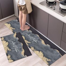 Kitchen Entrance Floor Mat Non Slip Long Strip Geometry Pattern Bathroom Rug (Main Color: Style 2, size: 40 x 60 cm)