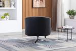 COOLMORE Swivel Barrel chair living room chair with nailheads and Metal base