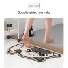 Home Decor Entrance Doormat Diatom Mud Floor Mats Bathroom Cartoon Mat