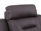 Global United Reclining Modern Leather Air Upholstered Chair