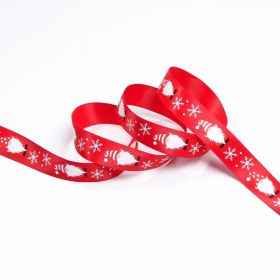 Christmas Ribbon Thread Ribbon Diy Cake (Option: Red2-100yards roll)